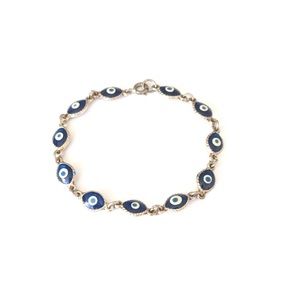Beautiful STERLING SILVER evil eye 🧿 bracelet
